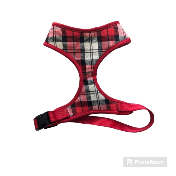 Dog Dog Vest Collar And Harness Plaid Medium M Poshmark